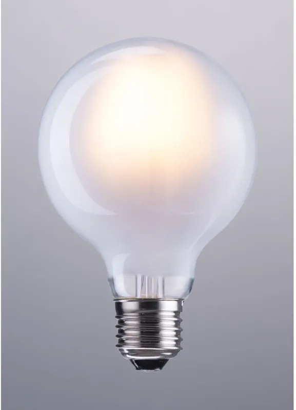 E26 G80 6W 110x80mm LED Light Bulb Frosted White